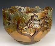 Montage Abundance, a bronze bowl by Carol Alleman. This edition is sold out.