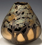 Raven, a bronze vessel by Carol Alleman