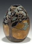 Womb of Life, A Bronze Vessel  by Carol Alleman