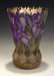 Promises, a bronze vessel by Carol Alleman featuring the crocus