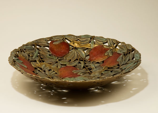 Seeds of Harmony bronze bowl by Carol Alleman